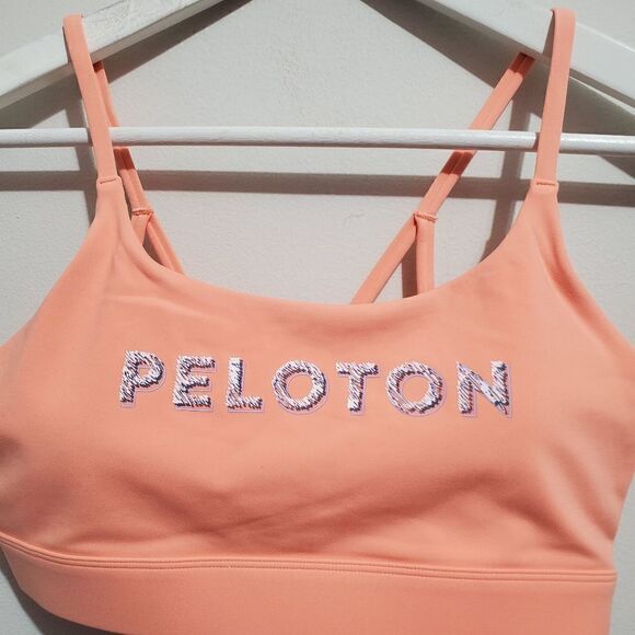 Sold Cadent Strappy Peak Sports Women's Sz XLarge Bra in Orange/Peach NWT - Picture 3 of 5